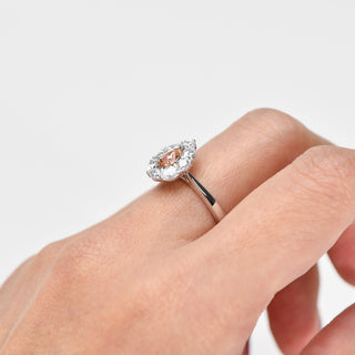 Kimberley Pear Peony Ring