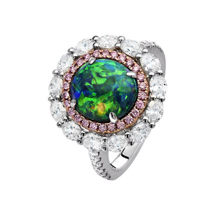 Kimberley Black Opal Ring