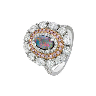 Kimberley Black Opal Ring