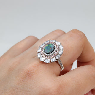 Kimberley Black Opal Ring