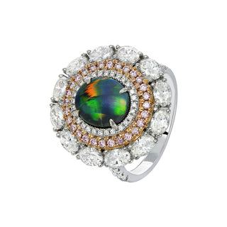 Kimberley Black Opal Ring